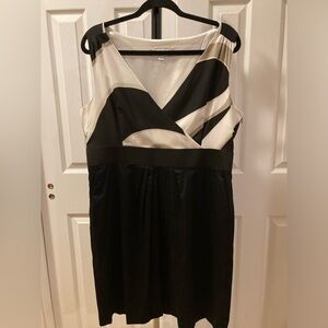 New York & Company Black and White Cocktail Dress